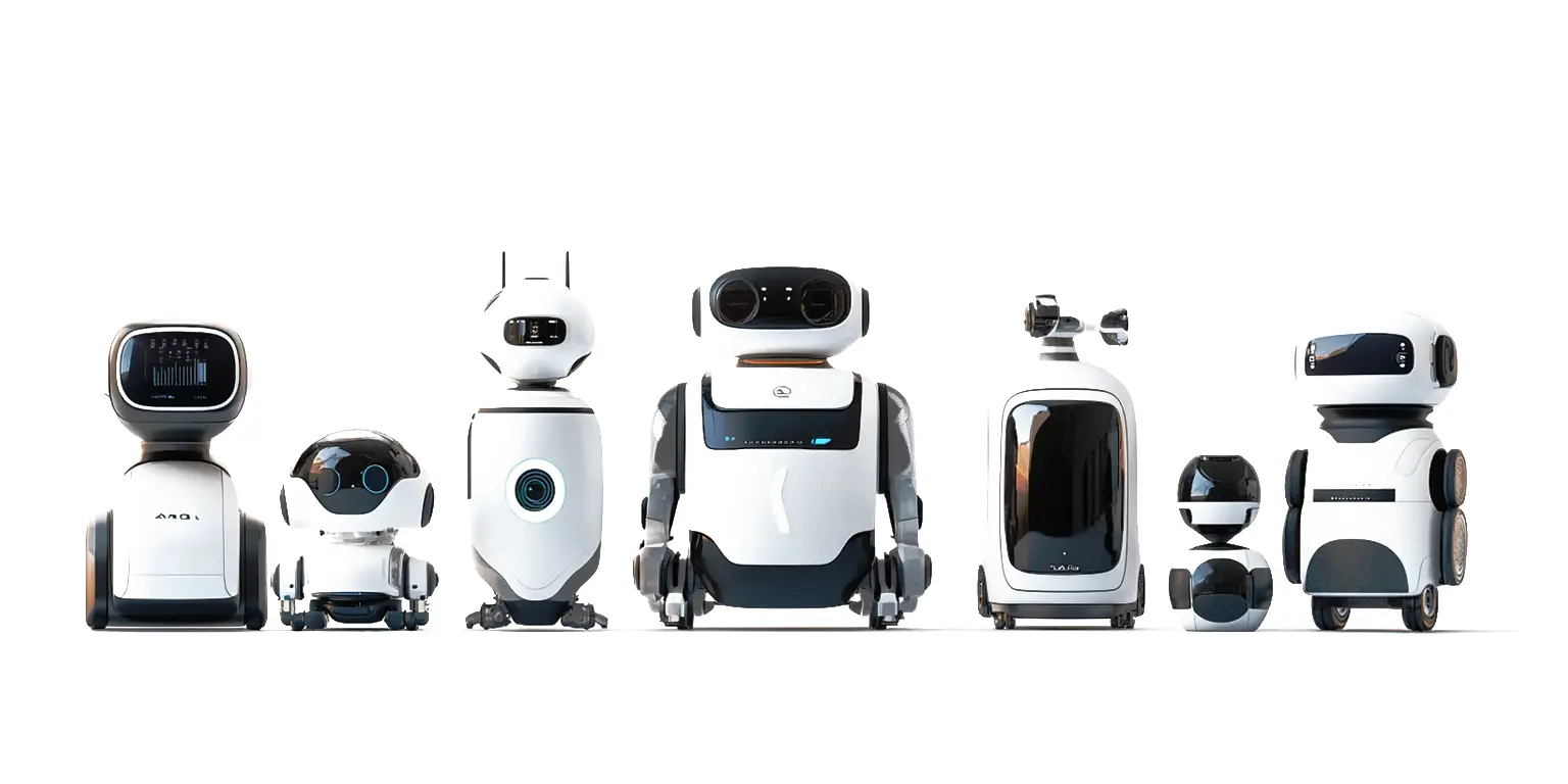 Service- und Dienstleistungsroboter in allen Variationen